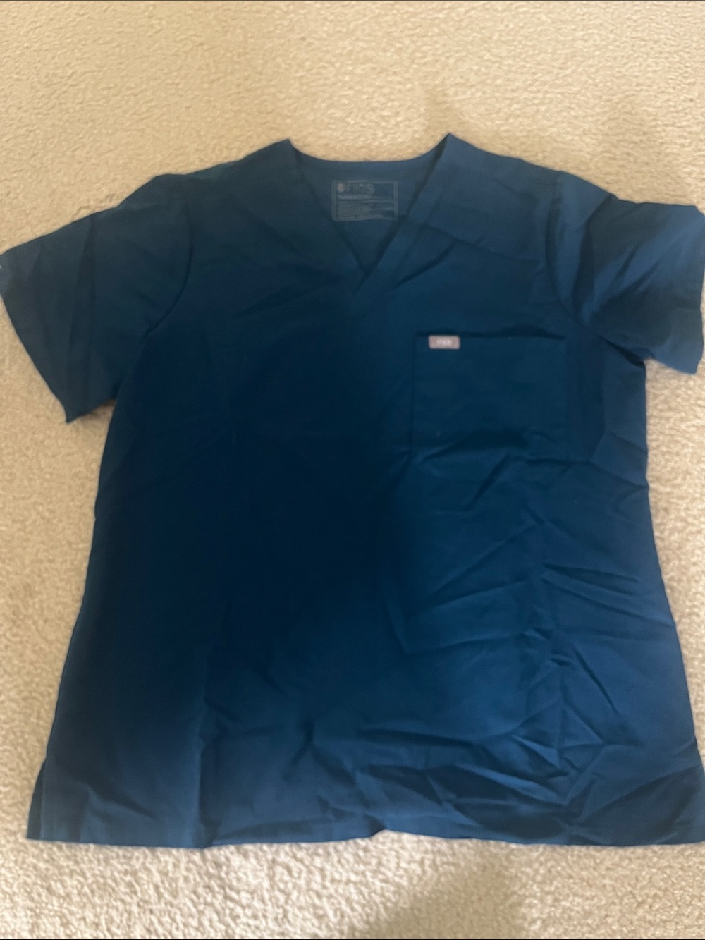 Figs Women’s Catarina Scrub Top in Deep Reef